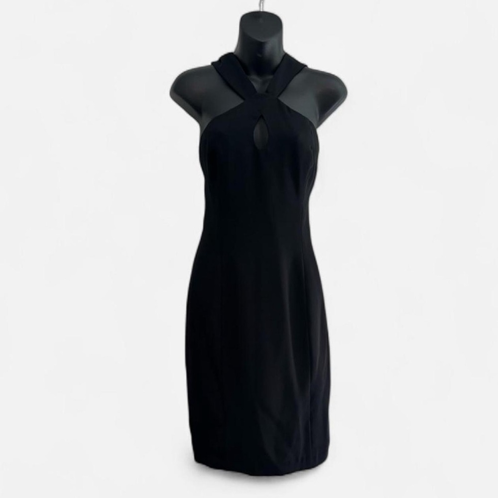 Vintage CDC Evening Pencil Dress – V Neckline Cutout